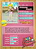 Level 1 Princess Peach card from the Mario Super Sluggers card game