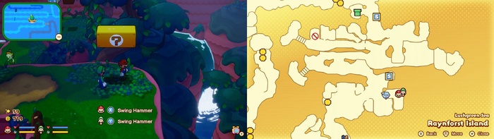 18th ? block in Raynforst Island from Mario & Luigi: Brothership