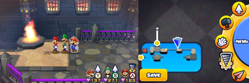 Location of the eleventh drill spot in Neo Bowser Castle.