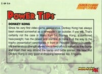 One of the Mario Kart 64 Collectible Trading Cards.