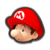 Baby Mario's head icon in Mario Kart 8