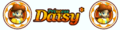 A Princess Daisy logo from Mario Kart: Double Dash!!