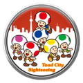 A Mario Kart Tour Toad City Sightseeing badge