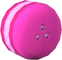 The Macaron_ShockingPink tires from Mario Kart Tour