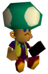 Model of Fun Gus, the Option House Toad from Mario Party.