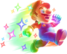 Invincible Mario's artwork from New Super Mario Bros. 2, New Super Mario Bros. U and Super Mario 3D World.
