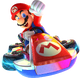 Mario character sticker for the Mario Kart 8 Deluxe trophy in the Trophy Creator application