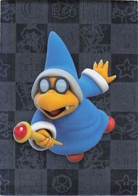 Magikoopa silver card from the Super Mario Trading Card Collection