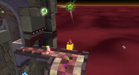 The second Green Star found in Bowser's Gravity Gauntlet.