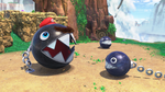 Several Chain Chomps in the Cascade Kingdom.