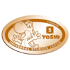 Yoshi medallion from Super Nintendo World.