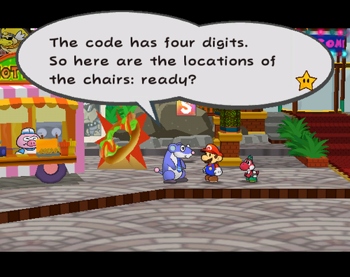 Security code... - Super Mario Wiki, the Mario encyclopedia