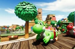 Yoshi's Adventure in the Super Nintendo World