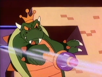King Koopa using the Koopa Scepter in The Super Mario Bros. Super Show! episode "Do You Princess Toadstool Take this Koopa...?"