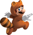 Artwork of Tanooki Mario in Super Mario 3D Land