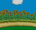 Yoshi Island Sunflowers Graphic Sky SMS.png