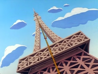 The Eiffel Tower in The Adventures of Super Mario Bros. 3