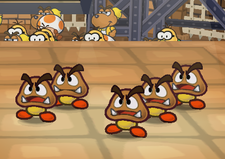 The Goomba Bros. in Paper Mario: The Thousand-Year Door