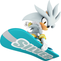 Official artwork of Silver the Hedgehog
