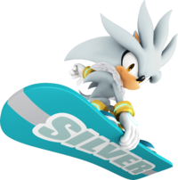 Official artwork of Silver the Hedgehog