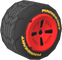 The Std_BlackRed tires from Mario Kart Tour