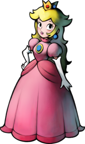 Artwork of Princess Peach in Mario & Luigi: Superstar Saga