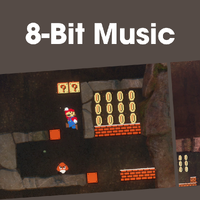 Cover image for the 8-Bit Music playlist for Super Mario Odyssey on Nintendo Music.