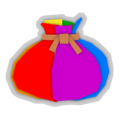 A large bag of confetti icon seen in the leaf memory puzzles