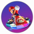 Artwork of Mario used to represent Mario Kart 8 Deluxe in an opinion poll on Nintendo Switch games to play over spring break