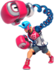 Spring Man character sticker for the ARMS trophy in the Trophy Creator application
