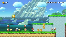 Bloomin' Goombas! level in Super Mario Maker