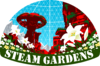 Steam Gardens sticker from Super Mario Odyssey.