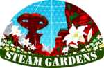 Steam Gardens sticker from Super Mario Odyssey.