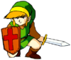 Link (The Legend of Zelda)'s Spirit sprite from Super Smash Bros. Ultimate