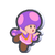 Bubble Toadette Standee from Super Mario Bros. Wonder