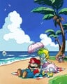 Super Mario Sunshine-Themed 2026 Summer Artwork