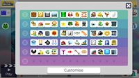The interface with all the tools for the course designer in Super Mario Maker displayed