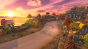 DLC photo of Animal Crossing during fall in Mario Kart 8