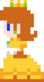 Daisy using the Bitsize Candy from Mario Party 8