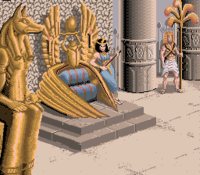 Cleopatra in the SNES release of Mario's Time Machine