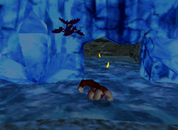 A set of yellow Bananas in Crystal Caves.