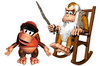 Image of a frame in Read the unfinished Donkey Kong Country story...and finish the adventure!