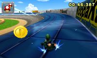 N64 Luigi Raceway in Mario Kart 7