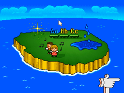 Sing Song World from the MS-DOS version of Mario's Early Years! Fun with Letters