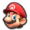 Mario's icon from Mario Kart Tour.