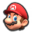Mario's icon from Mario Kart Tour.
