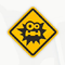 A sticker in Mario Kart World