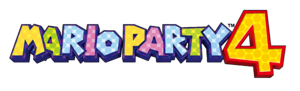 The logo for Mario Party 4
