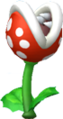 A grounded Venus Fire Trap from New Super Mario Bros. Wii