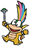 Lemmy Koopa in Paper Mario: Color Splash.